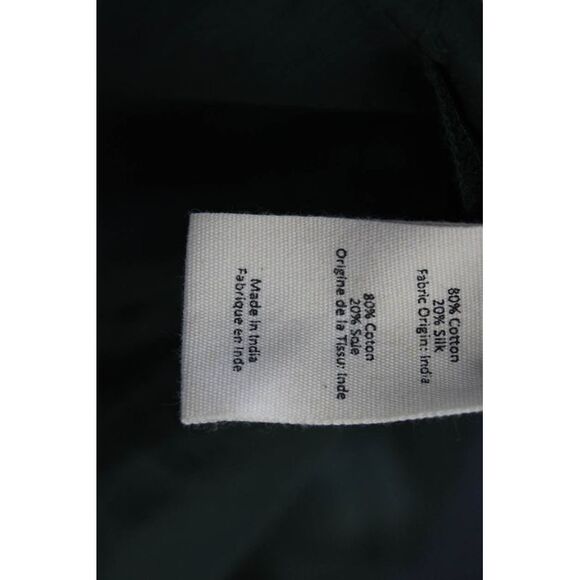 L'Agence Womens Cotton Long Sleeve Collared Button-Down Shirt Green Size S - Picture 4 of 6